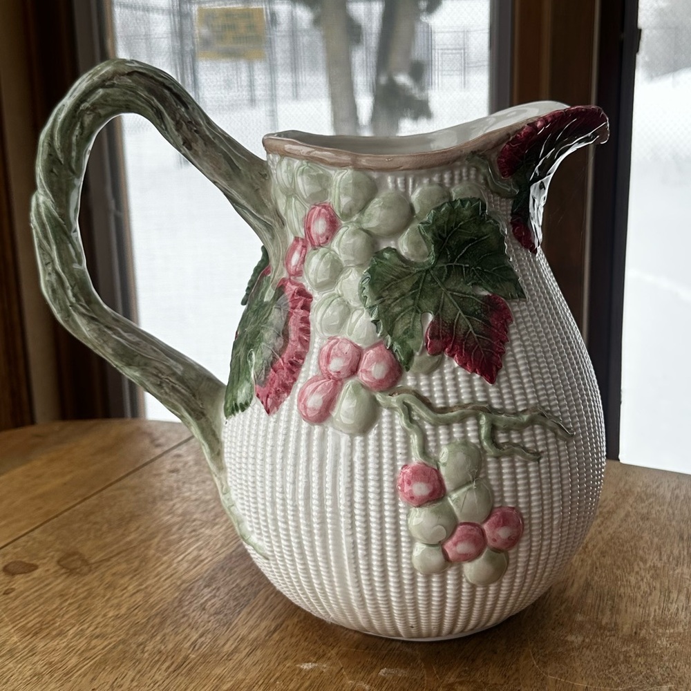 VINTAGE & RARE Fitz and Floyd Pitcher 1988 - Picture 3 of 7